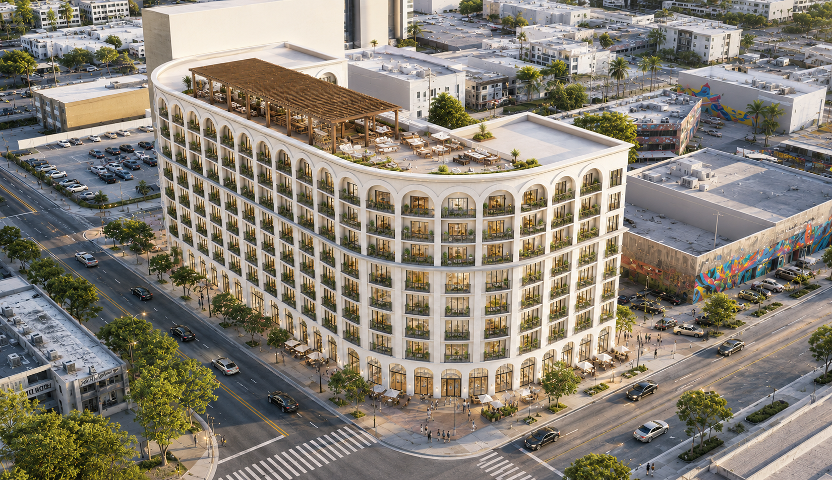 Mirador Manor aerial render