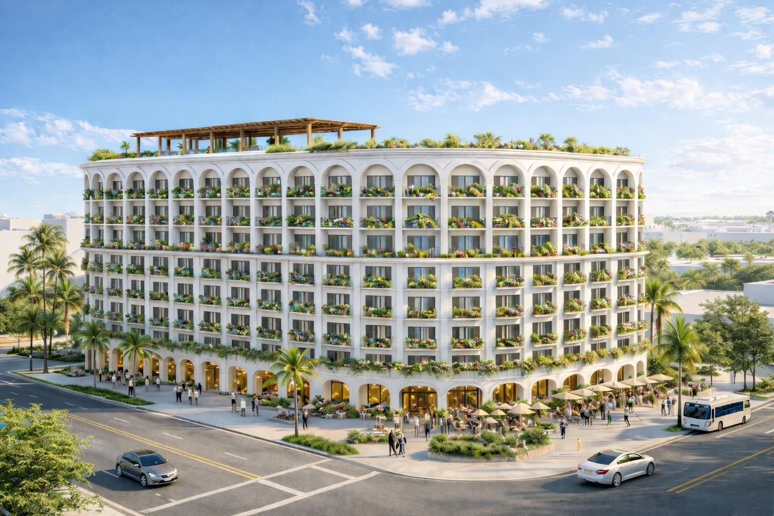 Mirador Manor — street-level architectural rendering